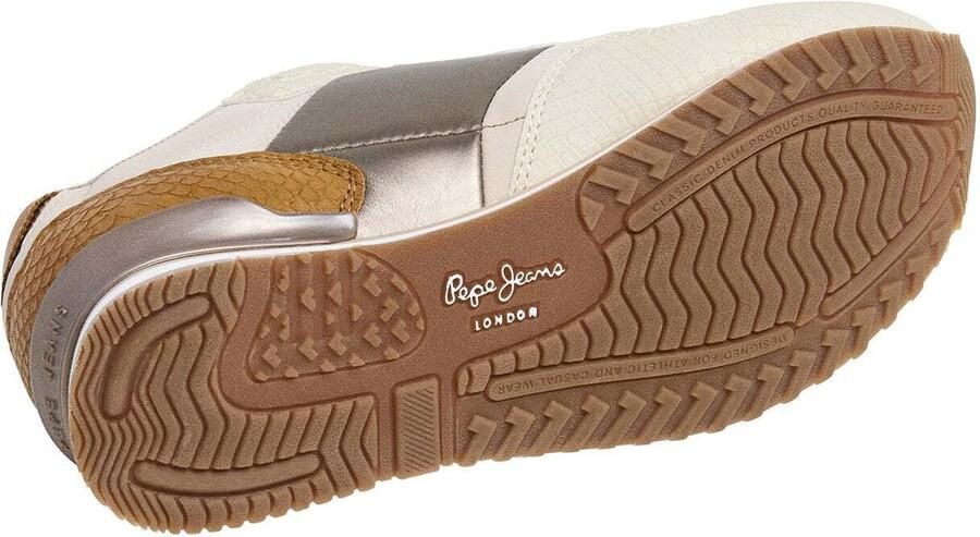 Pepe Jeans Sneakers laag 'London' beige cognac goud - Foto 6