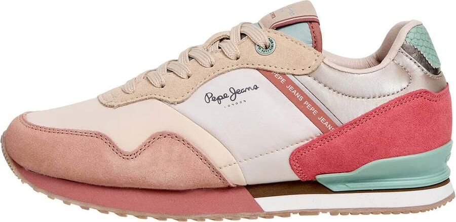 Pepe Jeans Sneakers laag 'LONDON SEA' beige jade groen magenta rosé - Foto 2