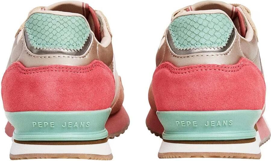 Pepe Jeans Sneakers laag 'LONDON SEA' beige jade groen magenta rosé - Foto 6