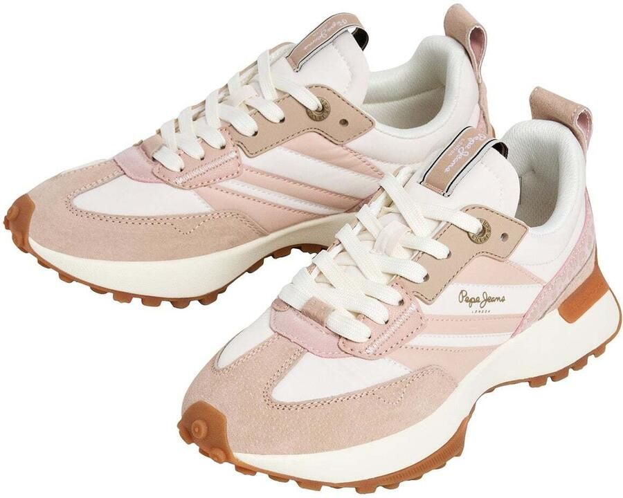 Pepe Jeans Sneakers laag ' LUCKY' ecru pink - Foto 3