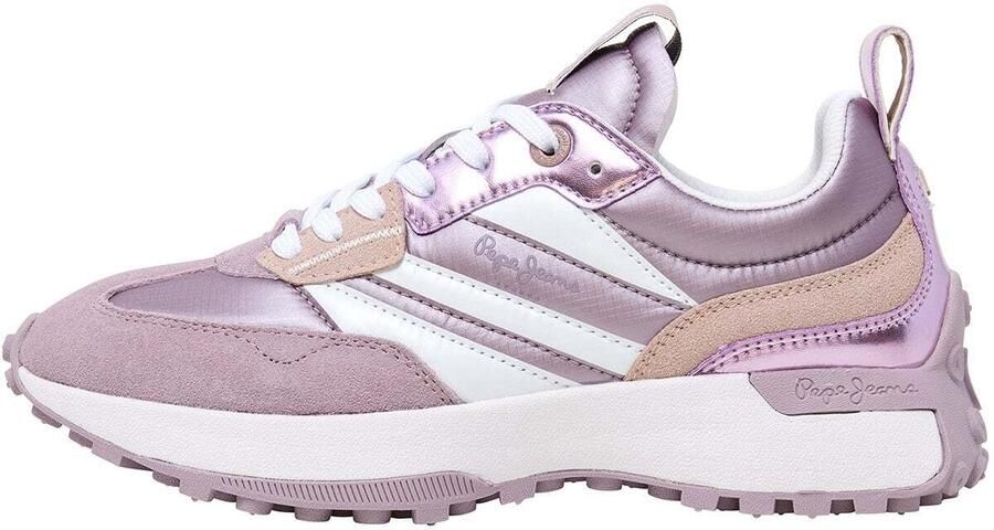 Pepe Jeans Sneakers laag 'Lucky Sigh' ecru lila