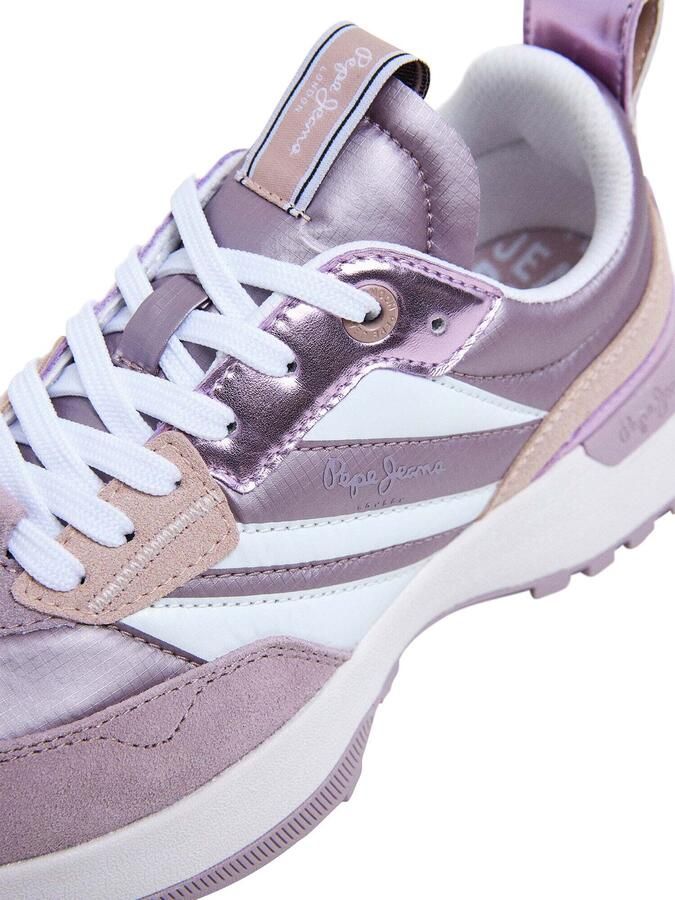Pepe Jeans Sneakers laag 'Lucky Sigh' ecru lila - Foto 5