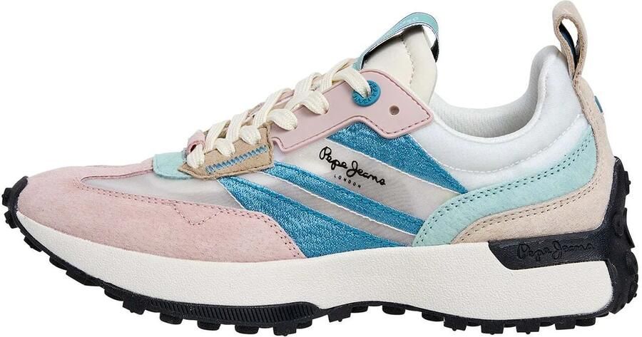 Pepe Jeans Sneakers laag 'LUCKY TRANSLUCENT' lichtblauw rosa
