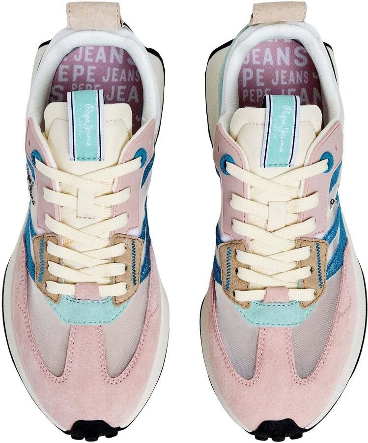 Pepe Jeans Sneakers laag 'LUCKY TRANSLUCENT' lichtblauw rosa - Foto 2