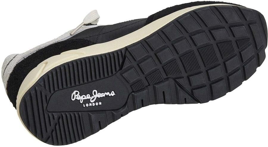 Pepe Jeans Sneakers laag 'Marlon Divided' lichtgrijs zwart wit - Foto 5
