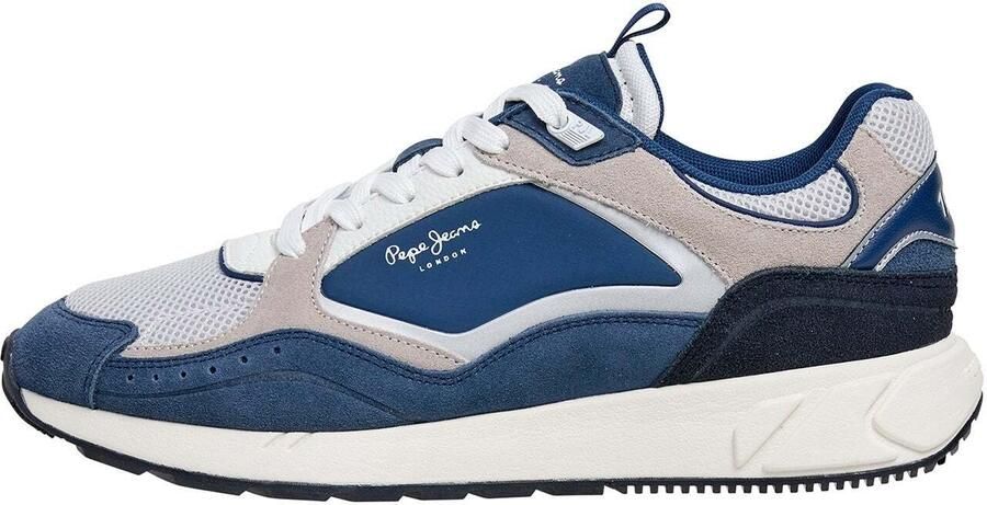 Pepe Jeans Sneakers laag 'Marlon Grade' beige donkerblauw wit