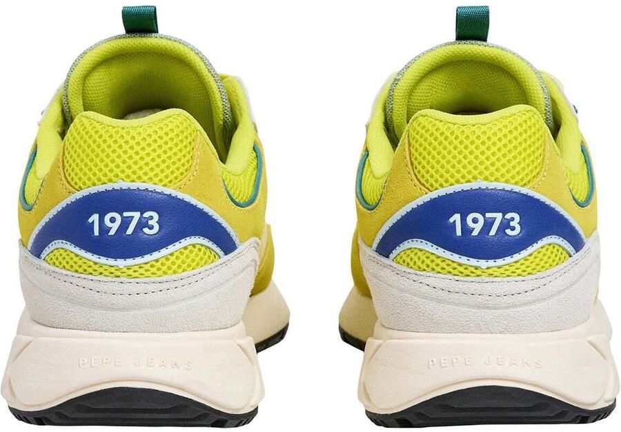 Pepe Jeans Sneakers laag 'MARLON SPORTY' blauw limoen wit - Foto 4