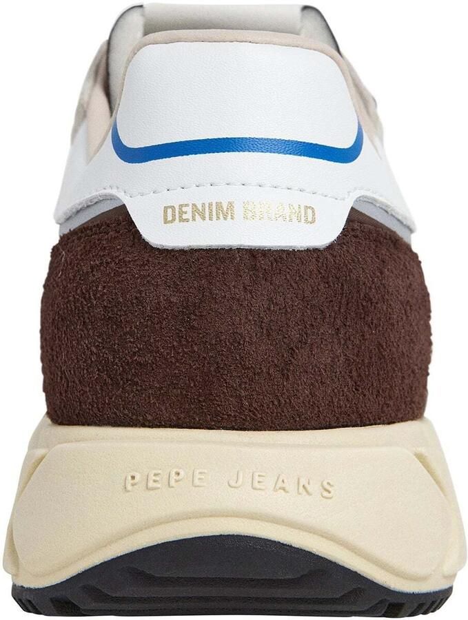 Pepe Jeans Sneakers laag 'Marlon Vibe' donkerbruin wit - Foto 10