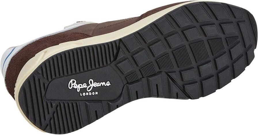 Pepe Jeans Sneakers laag 'Marlon Vibe' donkerbruin wit - Foto 12