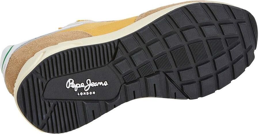 Pepe Jeans Sneakers laag 'Marlon Vibe' lichtbruin goudgeel wit - Foto 6