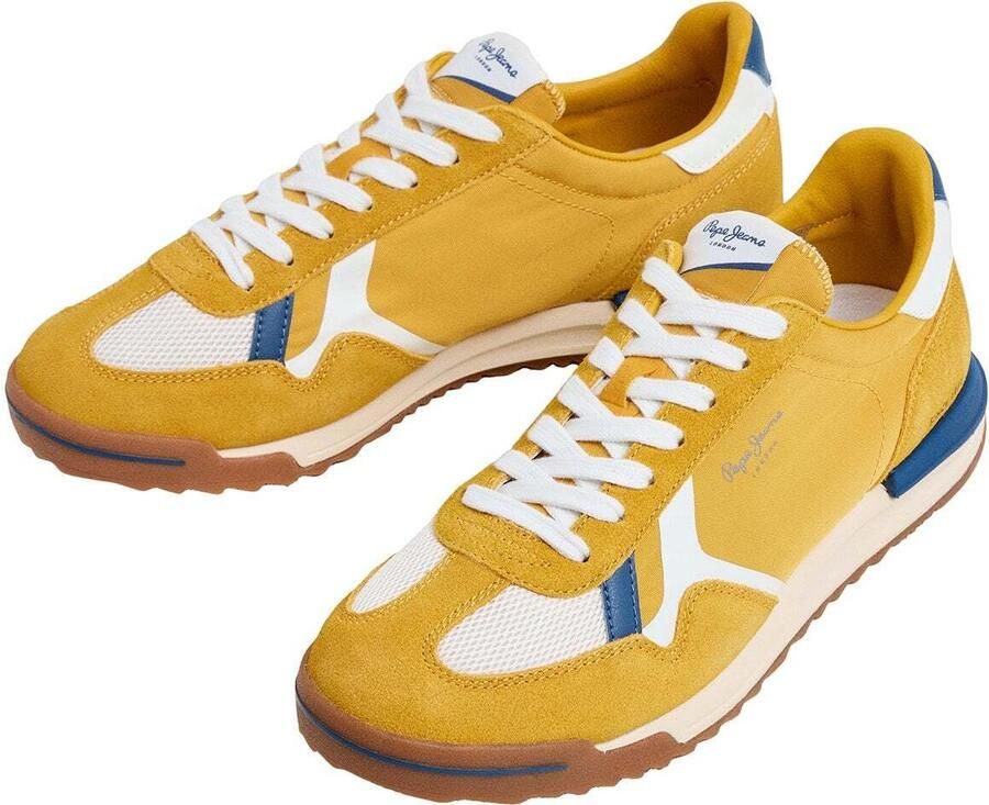 Pepe Jeans Sneakers laag 'Marvin College' geel wit - Foto 3