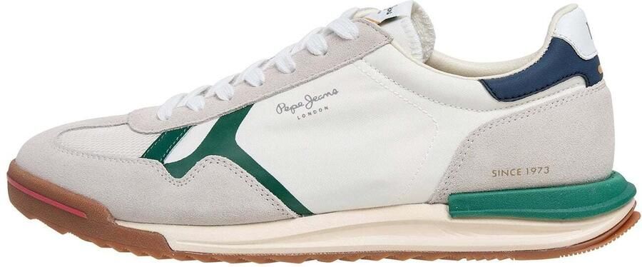 Pepe Jeans Sneakers laag 'Marvin College' navy lichtgrijs smaragd offwhite - Foto 7