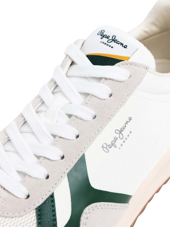 Pepe Jeans Sneakers laag 'Marvin College' navy lichtgrijs smaragd offwhite - Foto 6