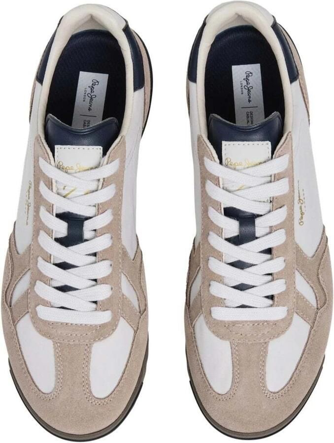 Pepe Jeans Sneakers laag 'Marvin Edition M' beige wit - Foto 4