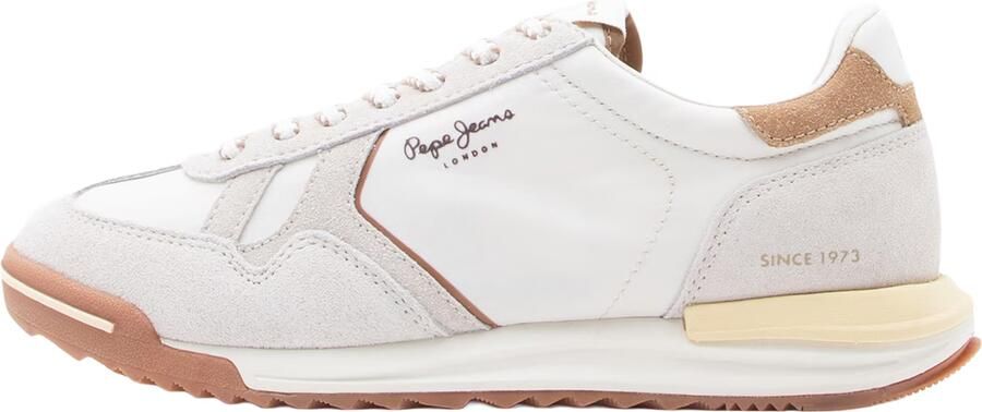 Pepe Jeans Sneakers laag 'MARVIN LIGHT' camel taupe wit - Foto 2