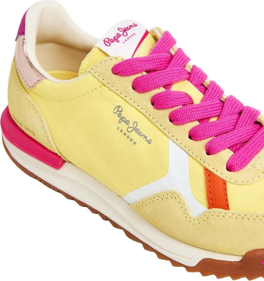 Pepe Jeans Sneakers laag 'Marvin Road' geel honing lila zilver - Foto 3