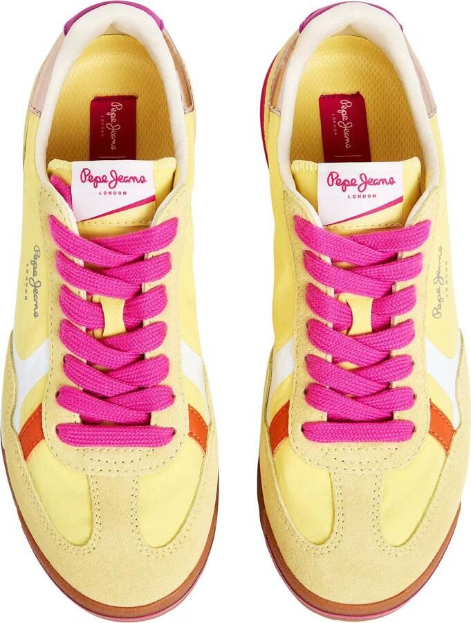 Pepe Jeans Sneakers laag 'Marvin Road' geel honing lila zilver - Foto 4