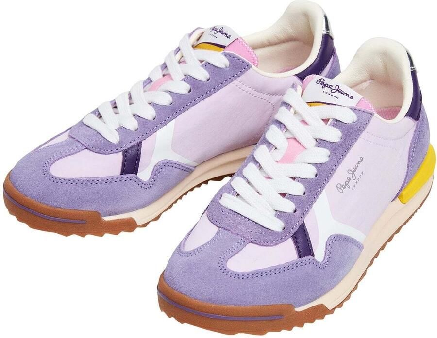 Pepe Jeans Sneakers laag 'Marvin Road' lila lavendel wit - Foto 3