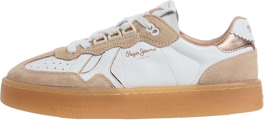 Pepe Jeans Sneakers laag 'Maya' camel goud wit