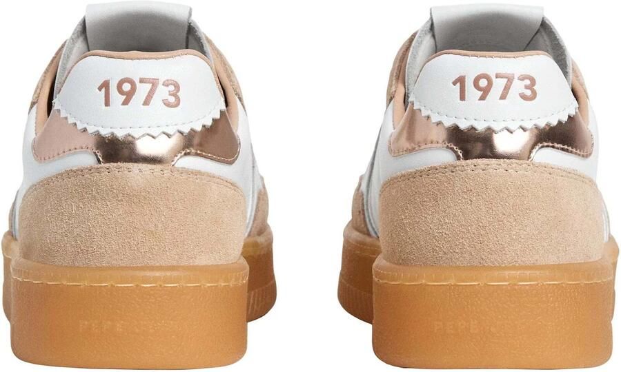 Pepe Jeans Sneakers laag 'Maya' camel goud wit - Foto 5