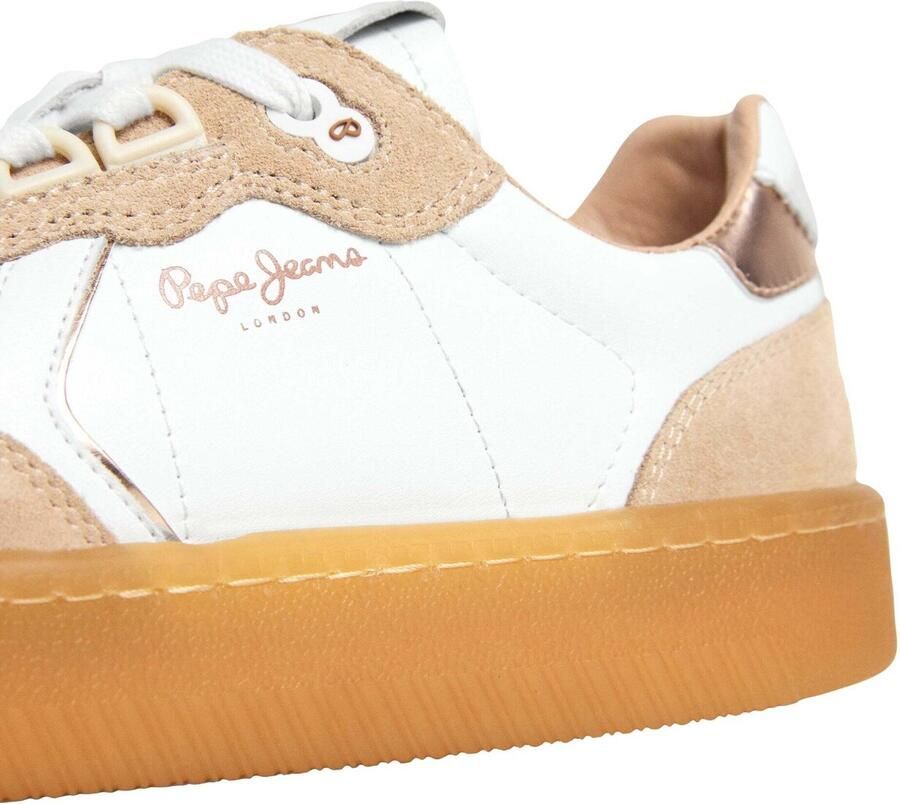 Pepe Jeans Sneakers laag 'Maya' camel goud wit - Foto 2