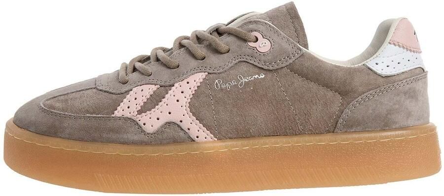 Pepe Jeans Sneakers laag 'Maya Classic' donkerbeige rosa
