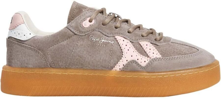 Pepe Jeans Sneakers laag 'Maya Classic' donkerbeige rosa - Foto 6