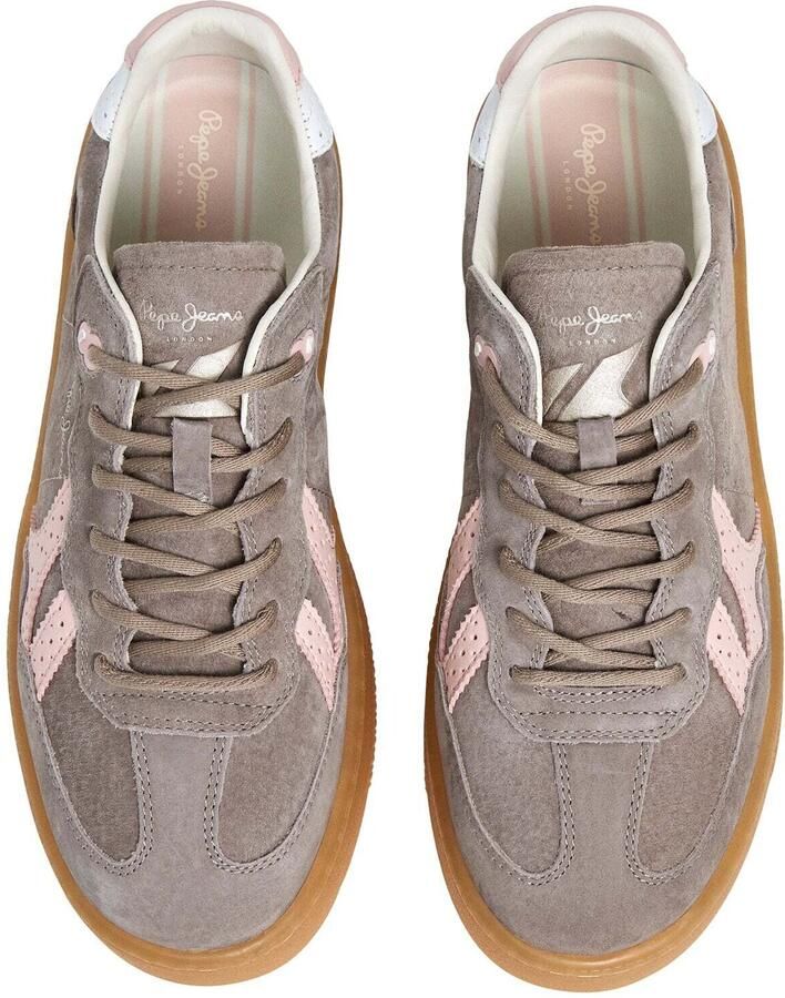 Pepe Jeans Sneakers laag 'Maya Classic' donkerbeige rosa - Foto 3