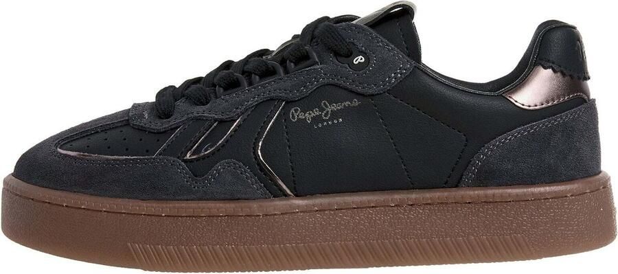 Pepe Jeans Sneakers laag 'Maya' zilvergrijs zwart