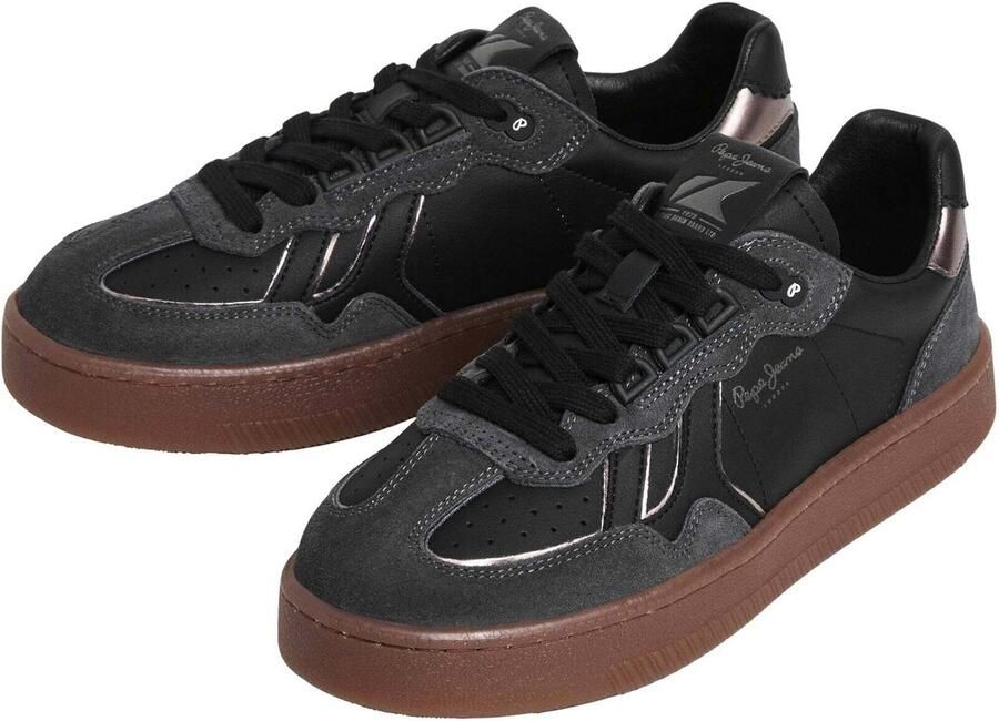 Pepe Jeans Sneakers laag 'Maya' zilvergrijs zwart - Foto 3