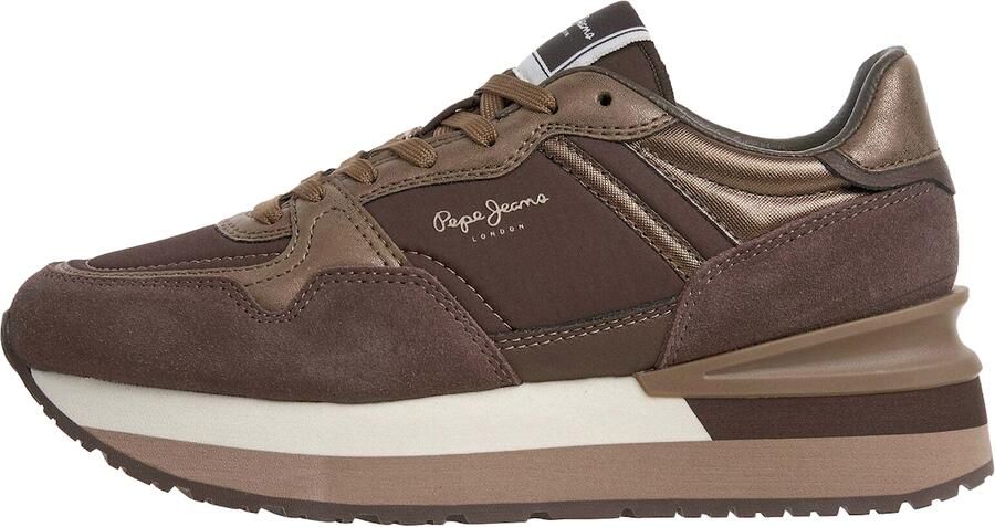 Pepe Jeans Sneakers laag 'Nala Night' bruin donkerbruin - Foto 3