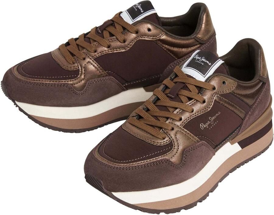Pepe Jeans Sneakers laag 'Nala Night' bruin donkerbruin - Foto 5