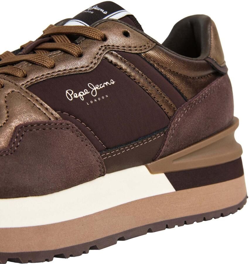 Pepe Jeans Sneakers laag 'Nala Night' bruin donkerbruin - Foto 4