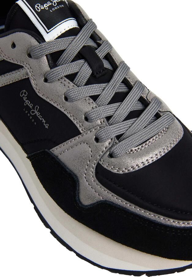 Pepe Jeans Sneakers laag 'Nala Night' zwart zilver - Foto 8