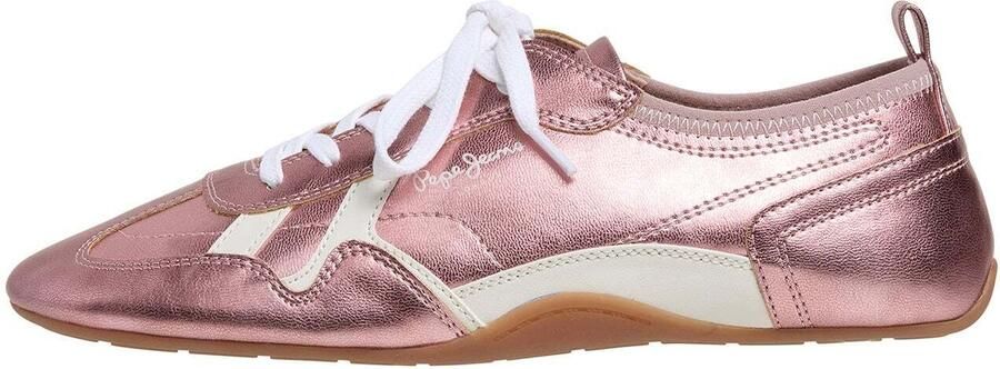 Pepe Jeans Sneakers laag 'Noa' ecru rosa zwart