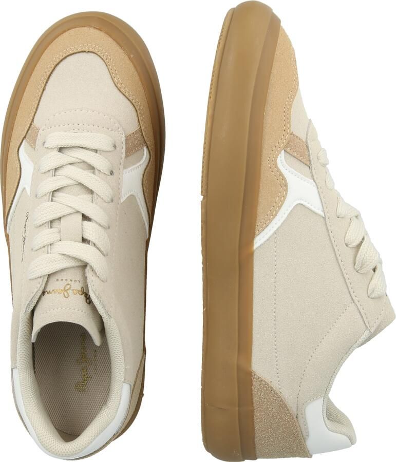 Pepe Jeans Sneakers laag taupe sand wit - Foto 2