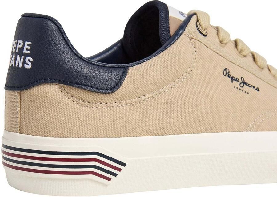 Pepe Jeans Sneakers laag 'Taylor Break' beige crème donkerblauw bloedrood - Foto 4