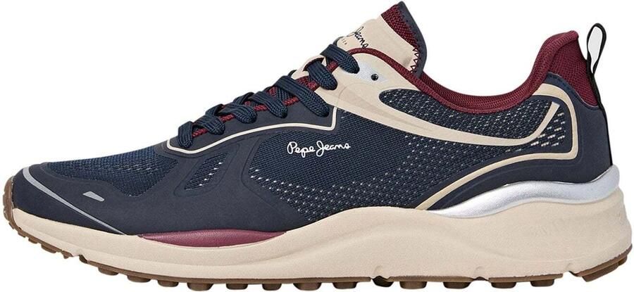 Pepe Jeans Sneakers laag 'TRAIL TECH M' crème navy bordeaux