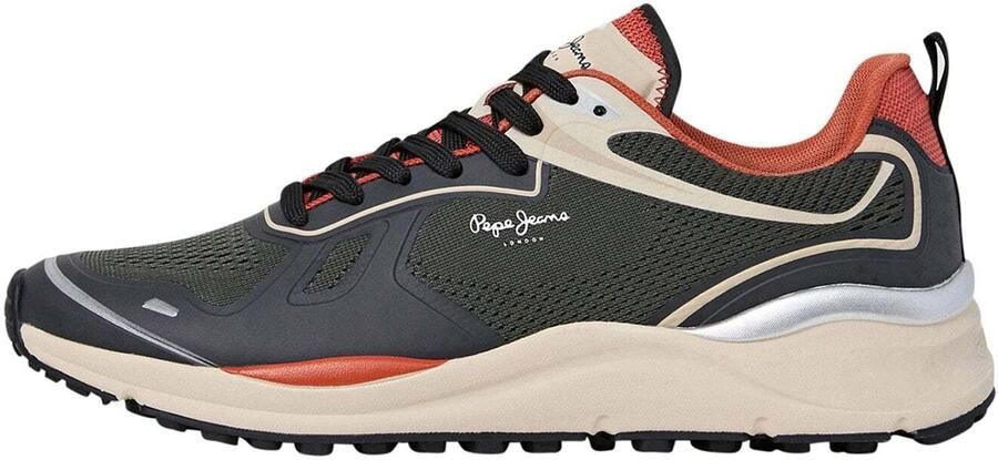Pepe Jeans Sneakers laag 'Trail Tech' navy lichtblauw donkergroen donkeroranje