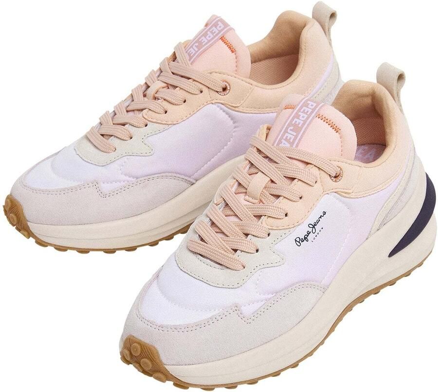 Pepe Jeans Sneakers laag 'Winslow' beige nude pasteloranje wit - Foto 2