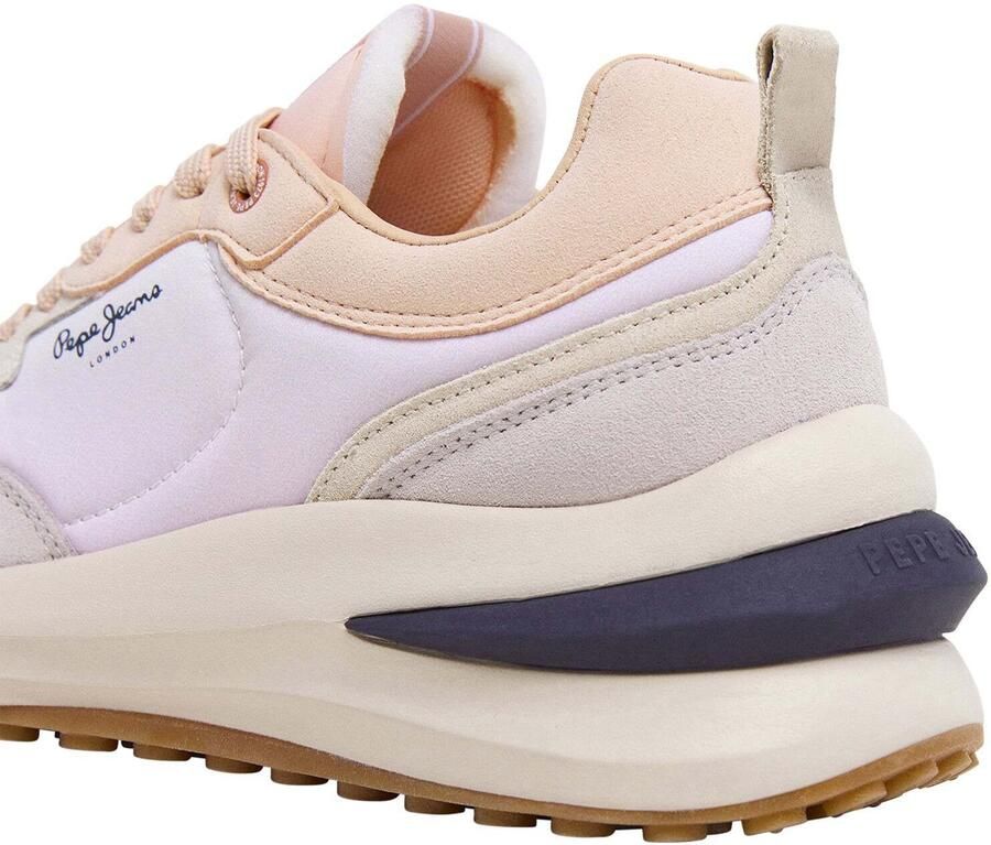 Pepe Jeans Sneakers laag 'Winslow' beige nude pasteloranje wit - Foto 3