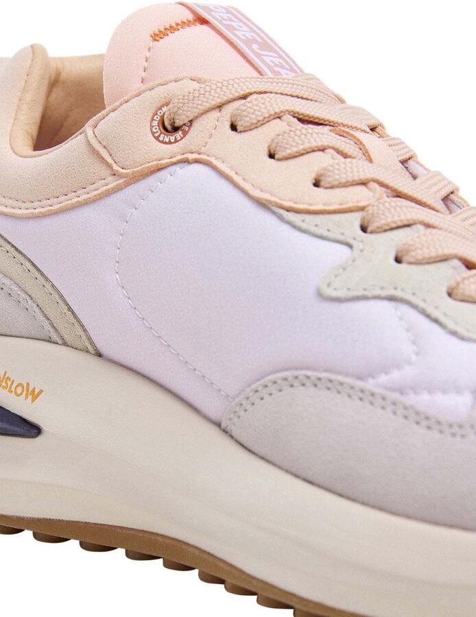 Pepe Jeans Sneakers laag 'Winslow' beige nude pasteloranje wit - Foto 5