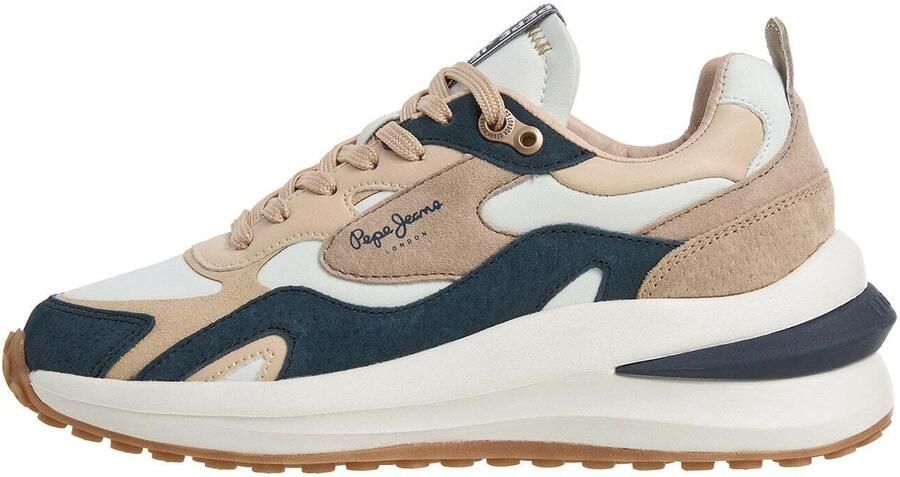 Pepe Jeans Sneakers laag 'Winslow Earth' beige marine offwhite