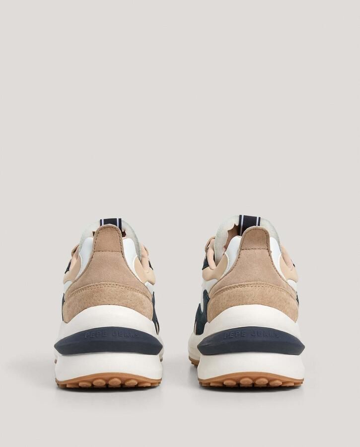 Pepe Jeans Sneakers laag 'Winslow Earth' beige marine offwhite - Foto 4