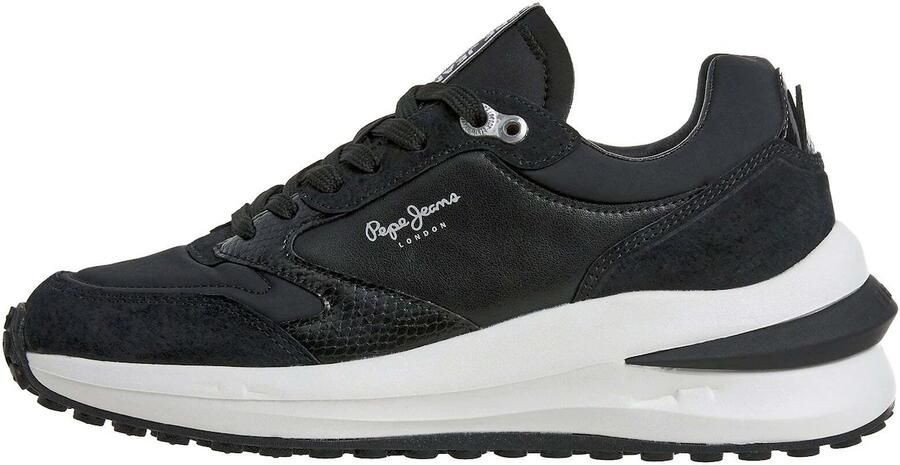 Pepe Jeans Sneakers laag 'Winslow Snake' zwart