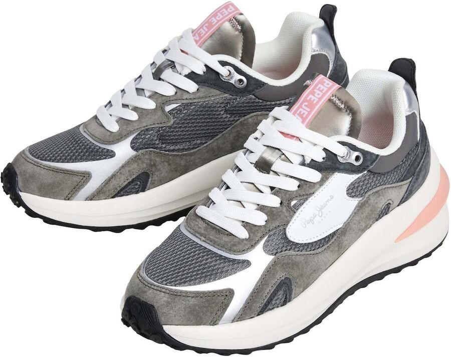 Pepe Jeans Sneakers laag 'Winslow Soft' grijs donkergrijs wit - Foto 6