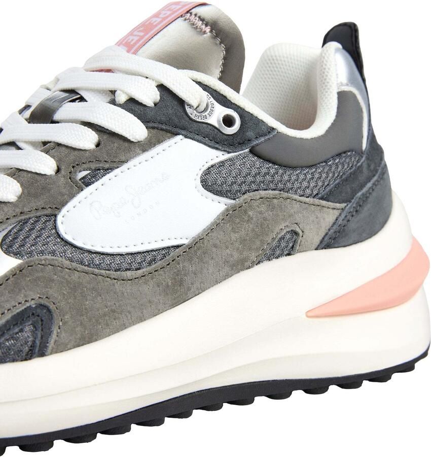 Pepe Jeans Sneakers laag 'Winslow Soft' grijs donkergrijs wit - Foto 4
