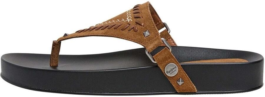 Pepe Jeans Teenslipper mokka