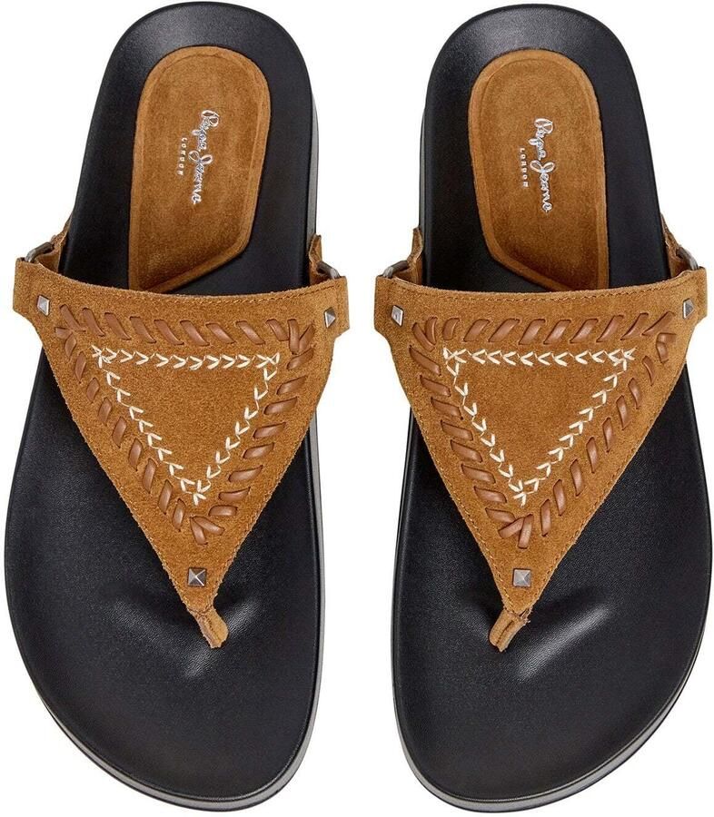 Pepe Jeans Teenslipper mokka - Foto 2