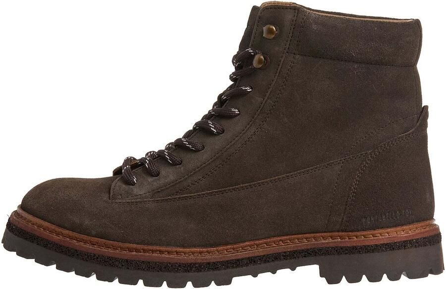 Pepe Jeans Veterboots 'Brake Barrier' donkerbruin